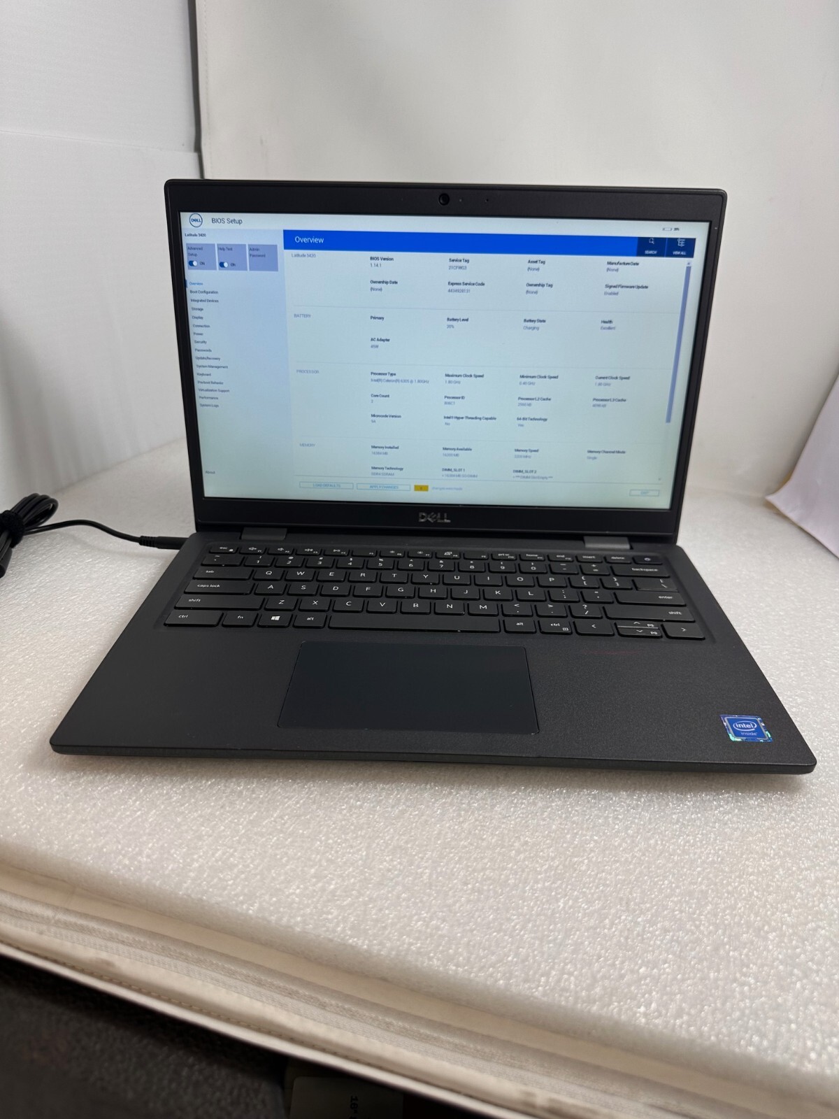 Dell Latitude 3420 14″ Intel Celeron Processor 16gb ram 500gb SATA – No OS