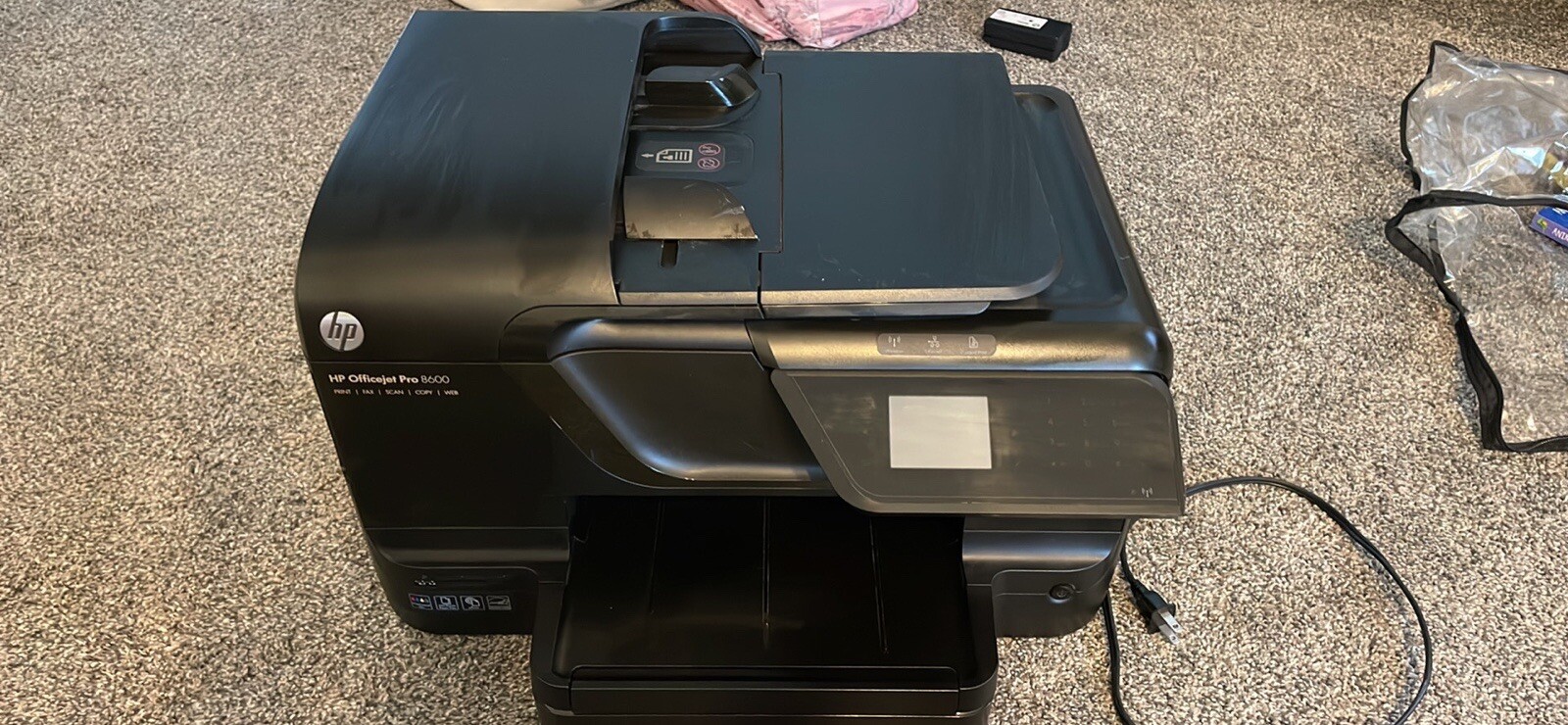 ASUS Q524 Laptop & HP OfficeJet Printer