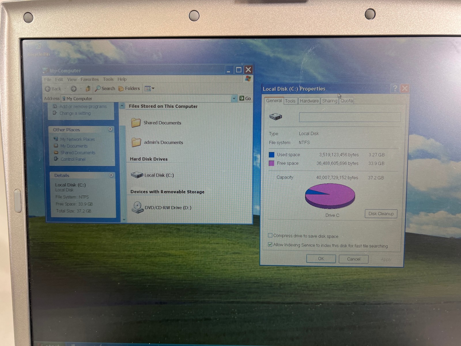 Dell Latitude D800 WinXP Pentium M 1.70GHz 2 GB 40GB 15.4″ 1920×1200