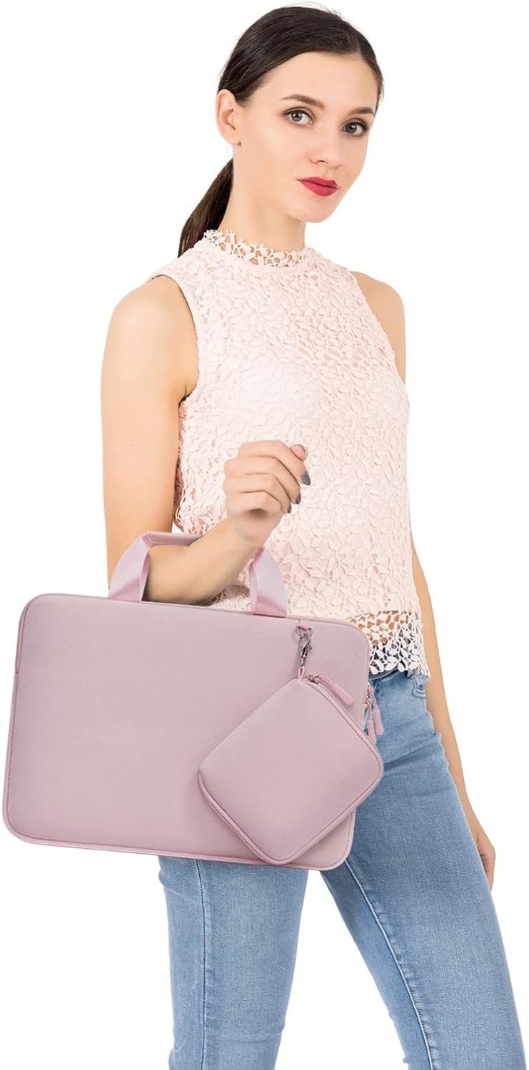 Neoprene Laptop Sleeve Bag for 13-13.3 inch MacBook Air/Pro 13/Pro, Pink Case