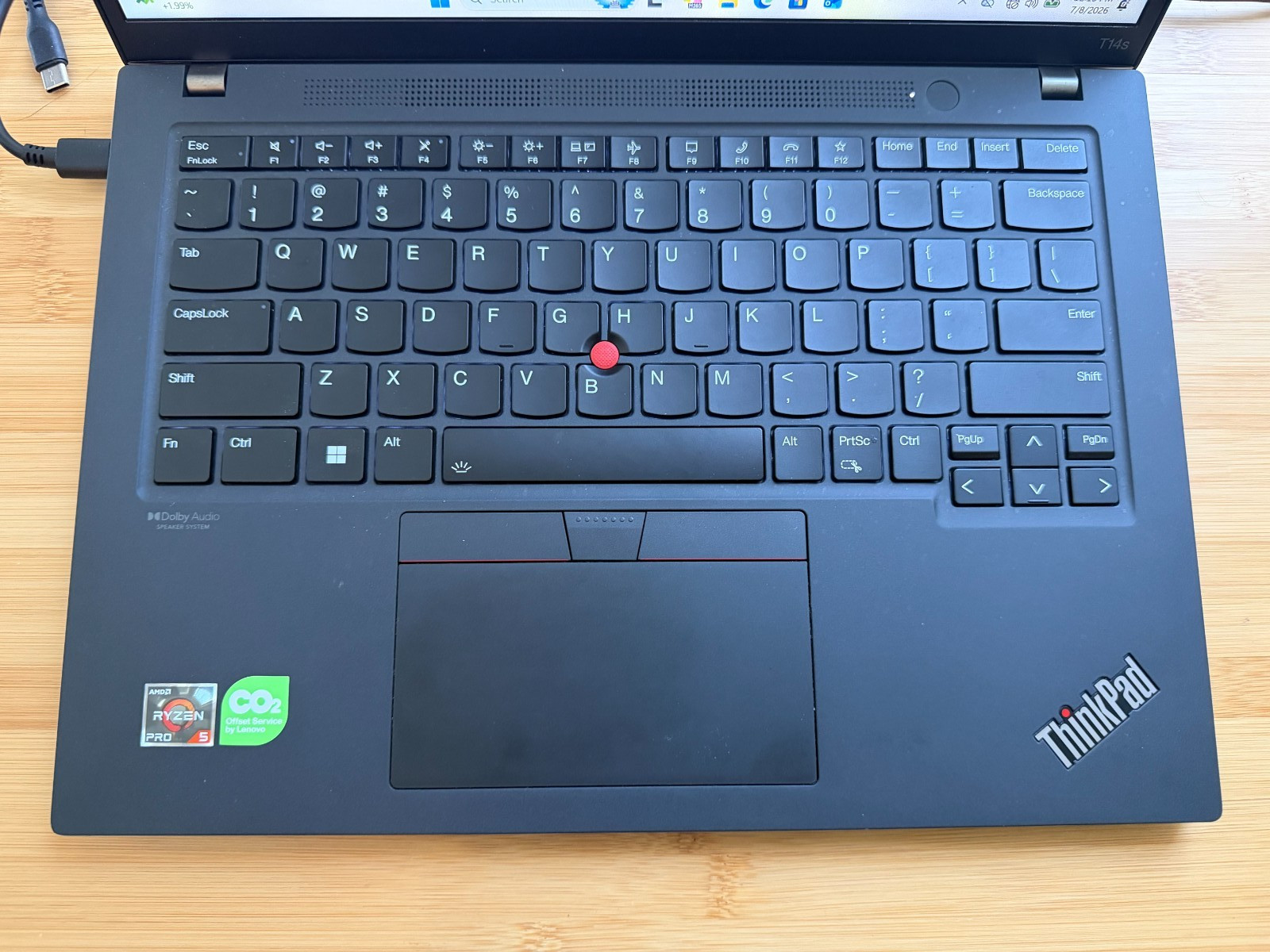 Lenovo ThinkPad T14s Gen 3 (2023), Ryzen 5 Pro 6650U, 16GB, 256GB, Win 11 Pro