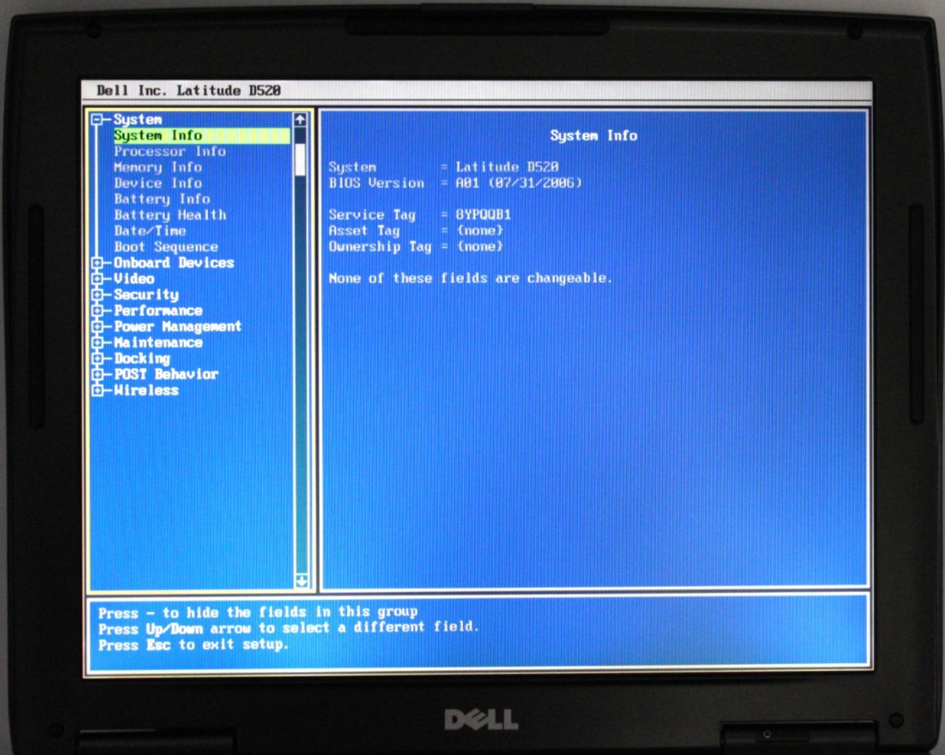 Dell PP17L2 2 Duo-T2300@1.7GHz NO RAM STORAGE OR OS *USED/TESTED*