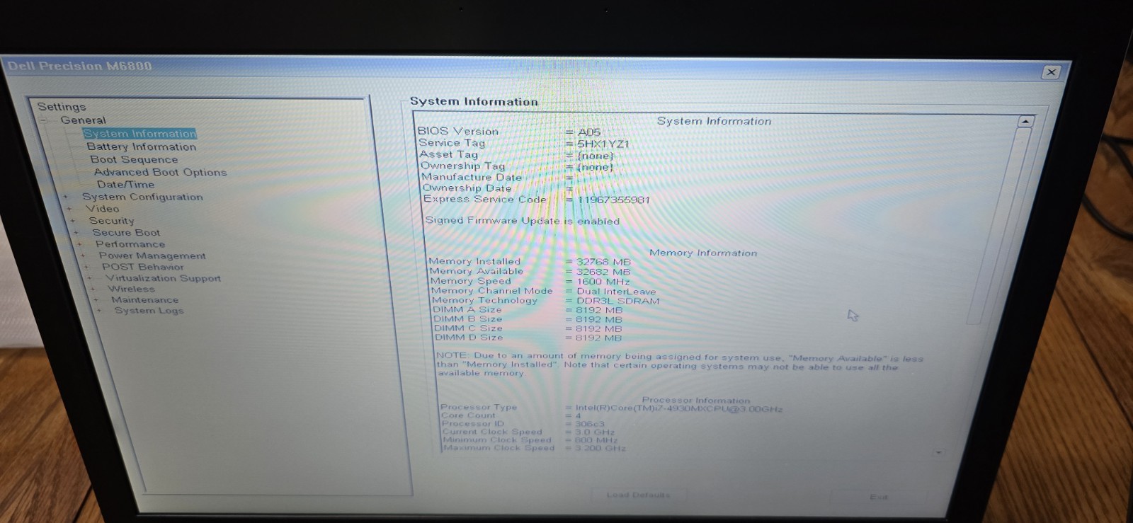 Dell Precision M6800, i7 4930mx, AMD Firepro M6100, 32gb Ram, 256gb SSD Win 10