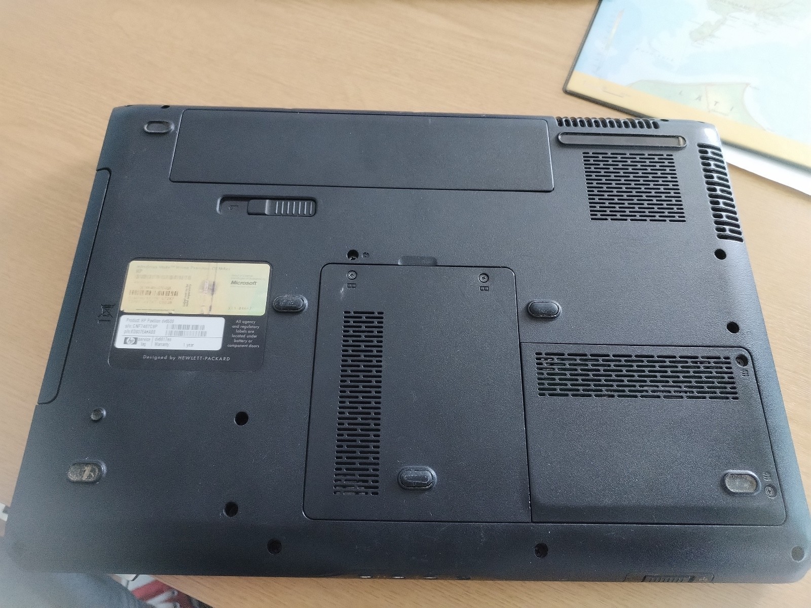 HP Pavilion DV6500 Laptop – Core 2 Duo T5750, 60gb HDD, 2gb RAM.