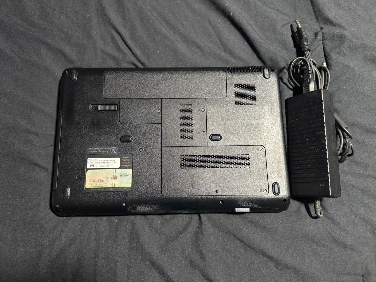 HP G60-519WM Intel Celeron 900 2.2GHz 15.6” 4GB 240GB Win7 Updated Cleaned Works