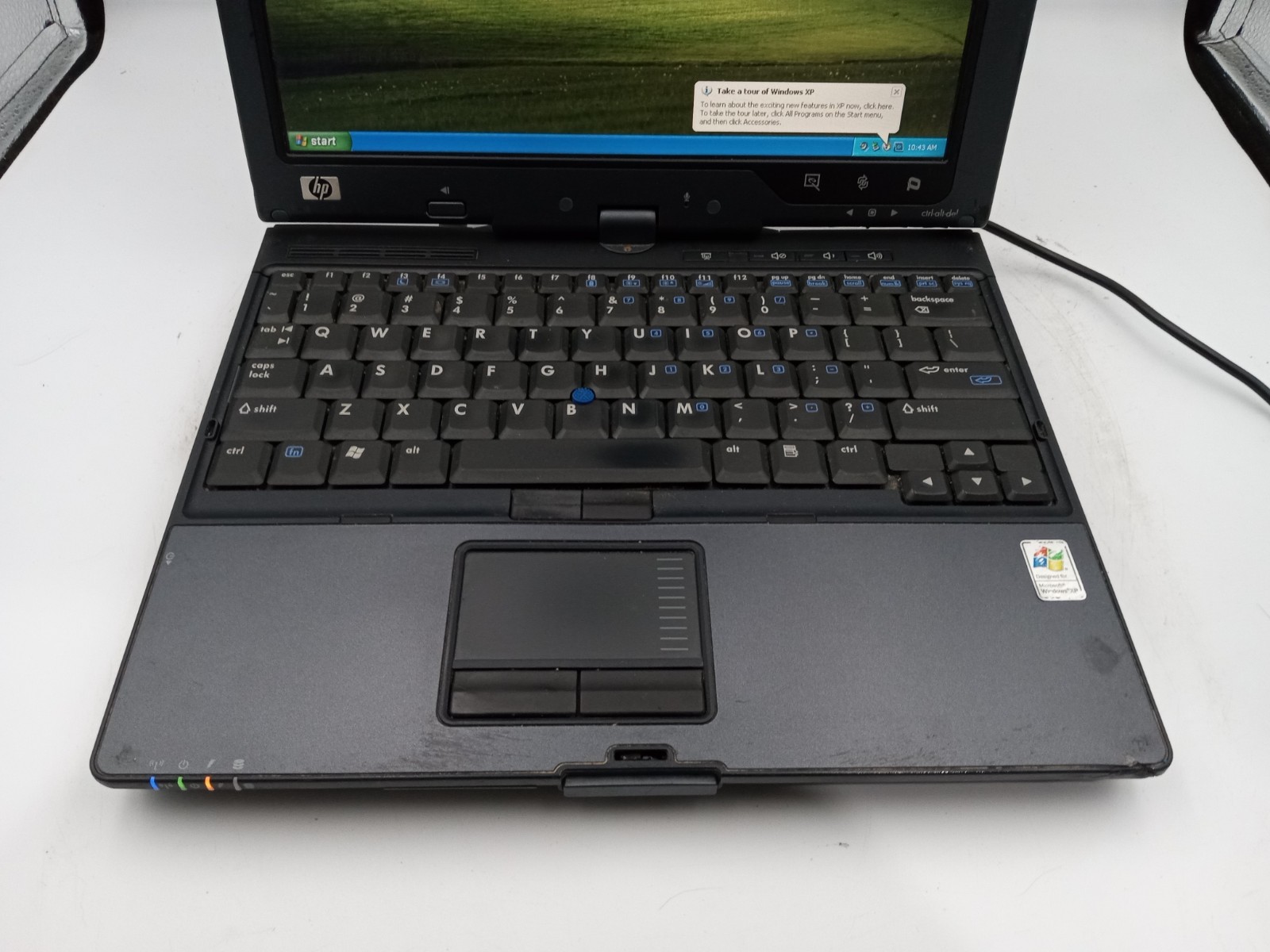 HP Compaq tc4400 12″ Laptop/Tablet Intel C2D 1GB RAM 60GB SSD WinXP -READ -RR