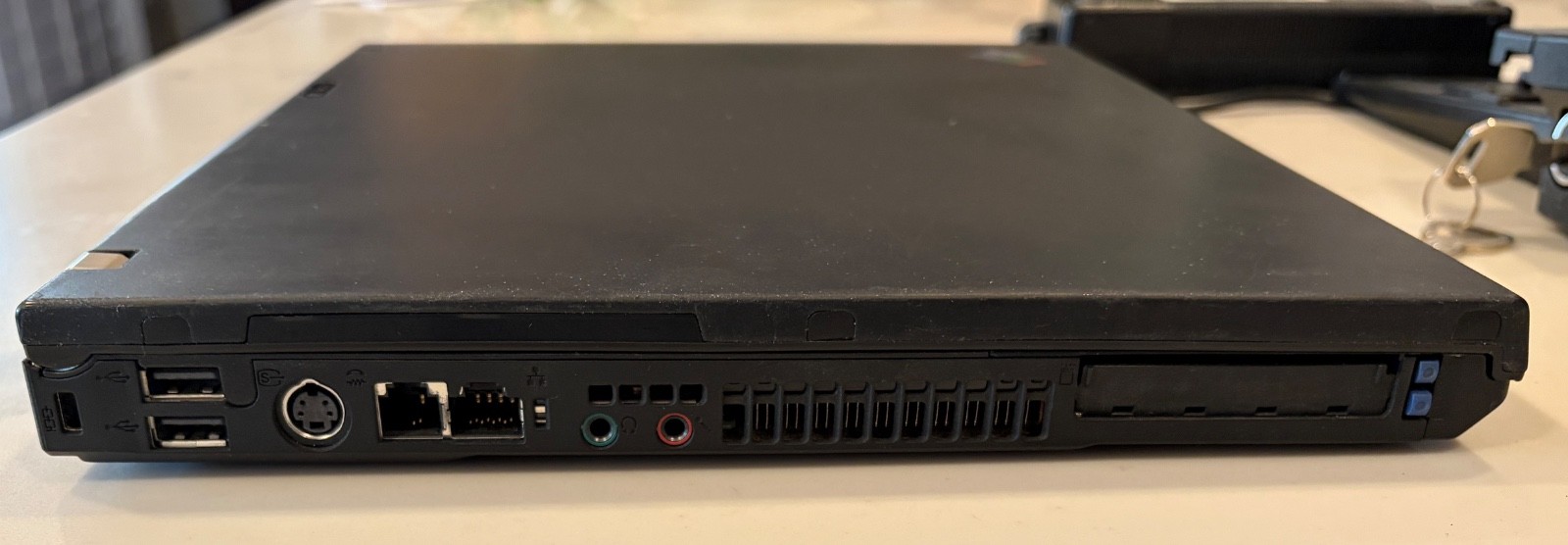 Vintage IBM Thinkpad T41 14” 1.5GB RAM 120GB SSD Win XP + Docking Station