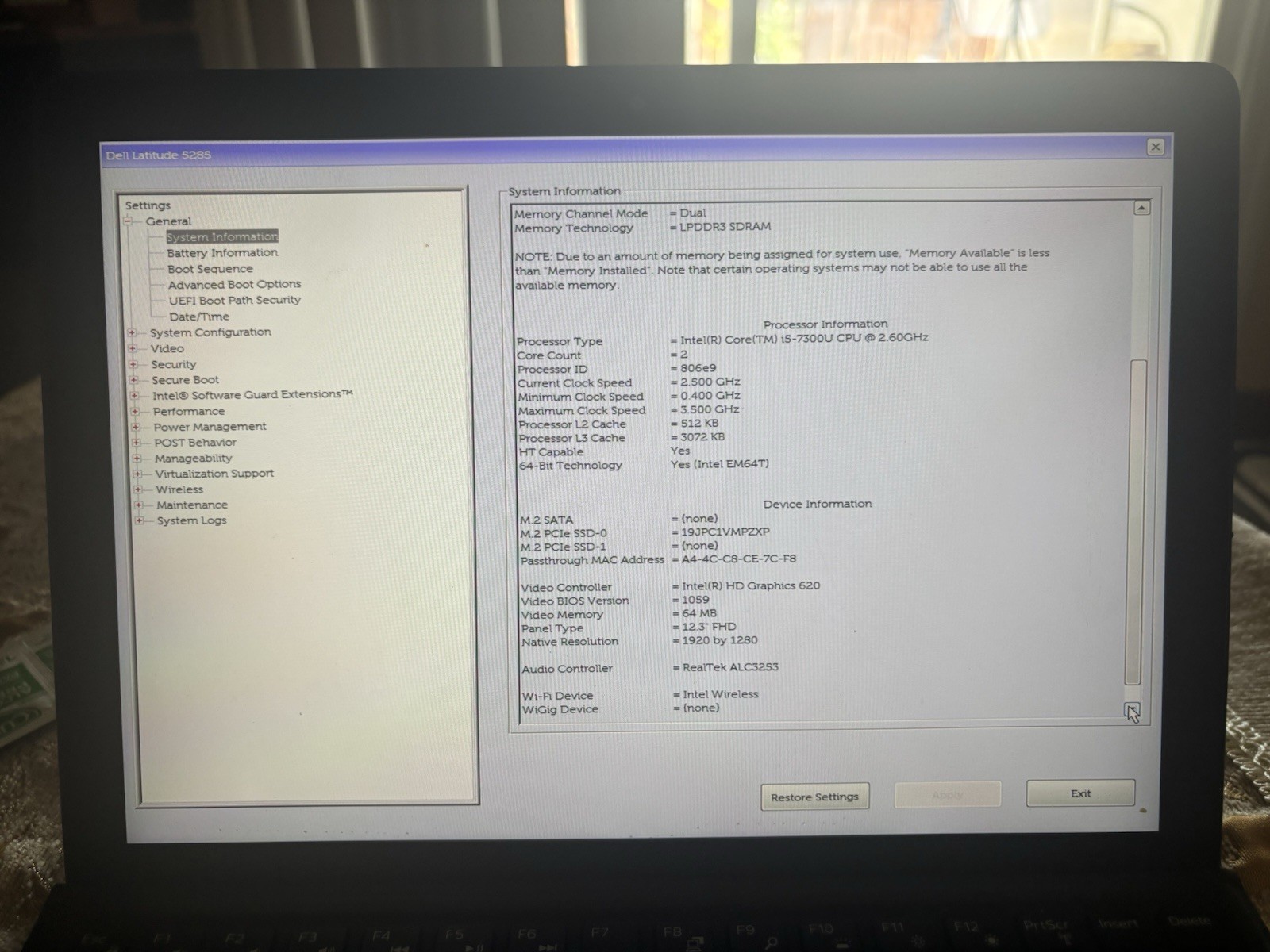 Dell Laptop Intel Core i5 Windows 10 Black
