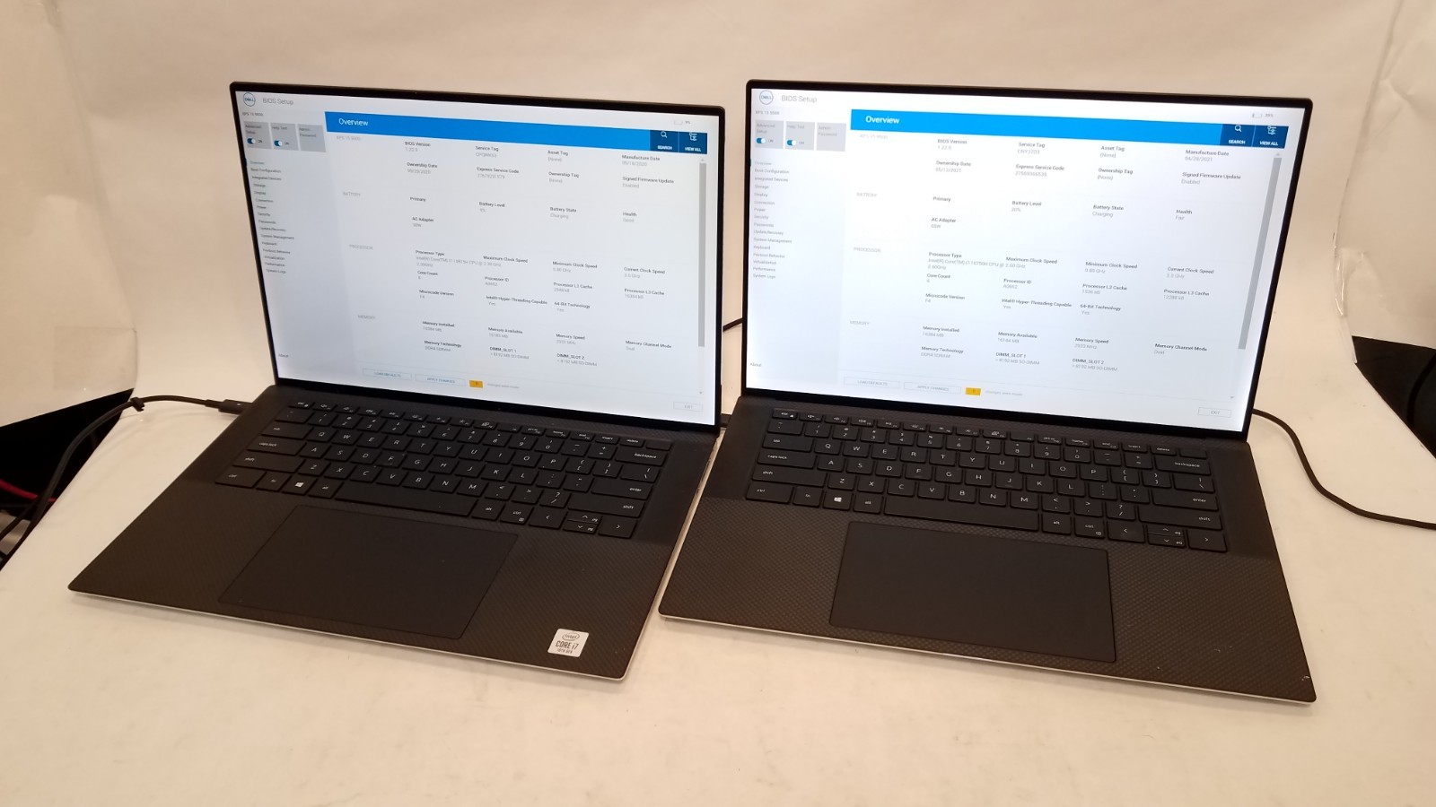 Dell XPS 15 9500, i7 10th Gen CPU, 16GB RAM, 512GB NVMe, GTX 1650, Lot of 3