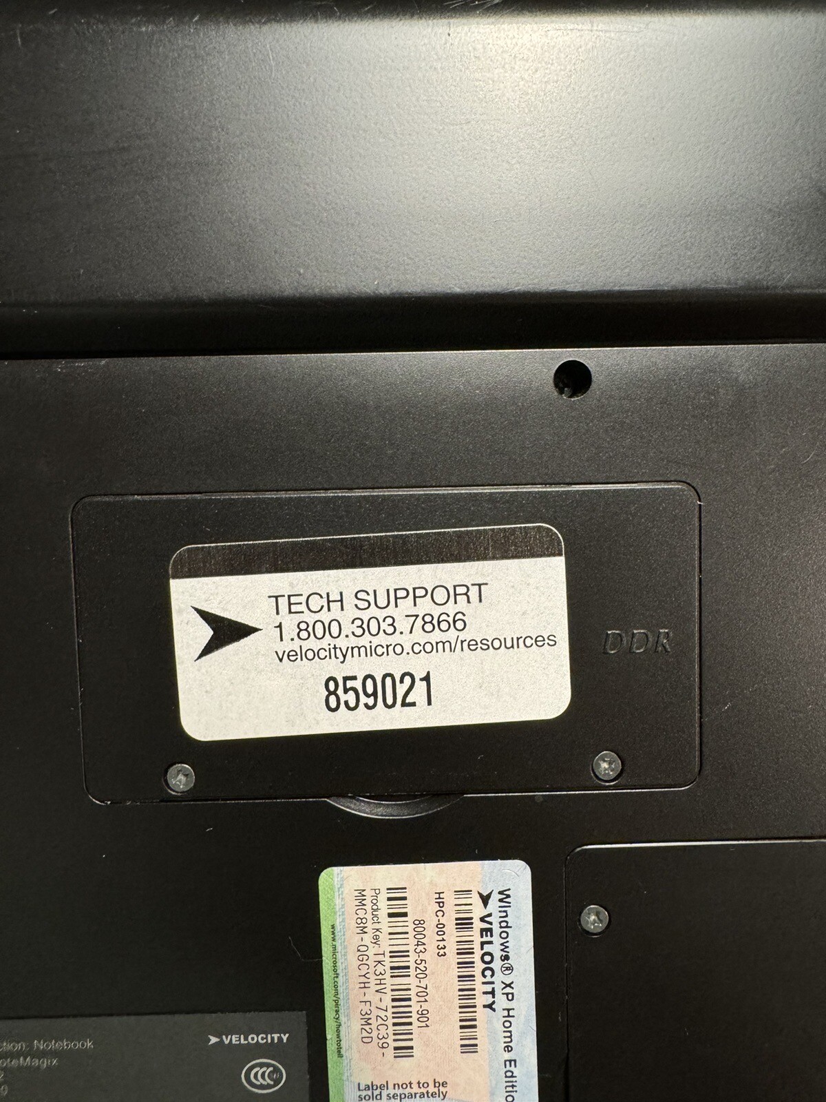 Velocity Micro NoteMagix M10 A82 Computer Windows XP Atom N270