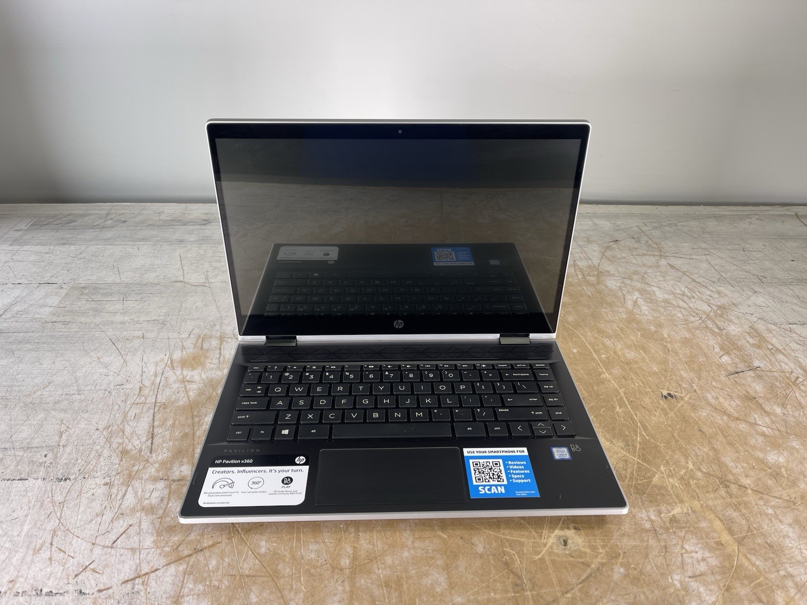 HP PAVILION X360 14M-CD0001DX i3-8130U @ 2.20GHz, 8GB RAM, NO HDD/OS