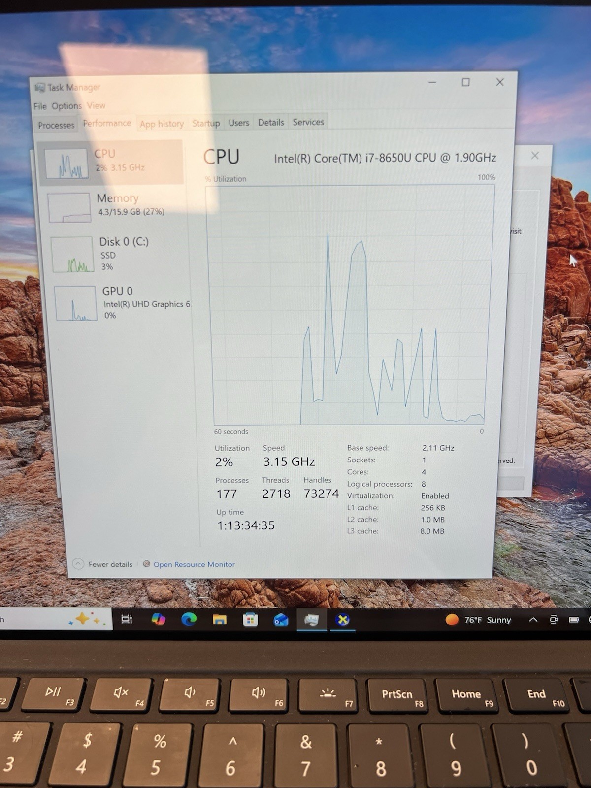 Microsoft Surface Pro 6 12.3″ i7-8650U 512GB 16GB RAM Windows 10 Pro