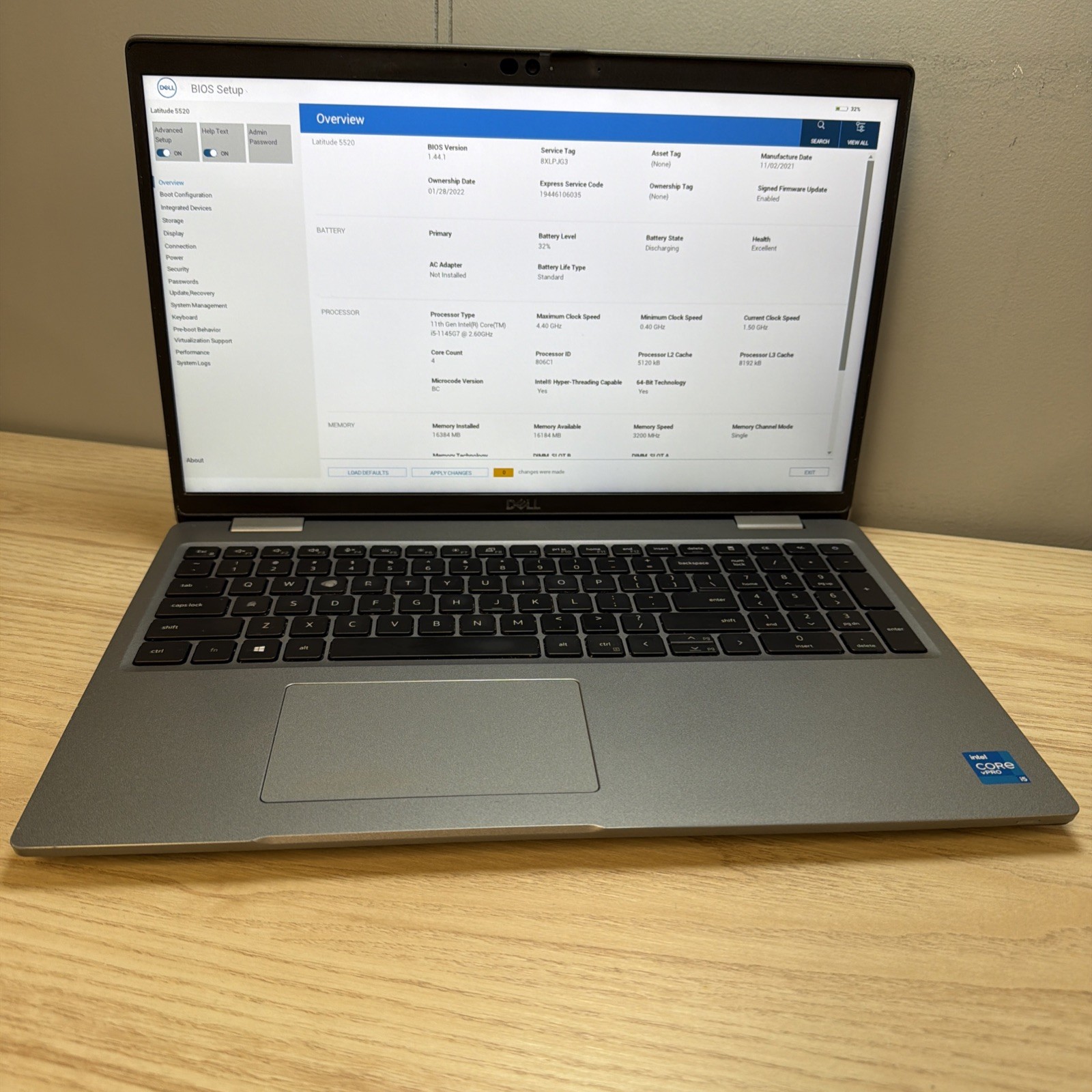 Dell Latitude 5520 i5-1145G7 16GB 512GB SSD 15″ FHD Win11