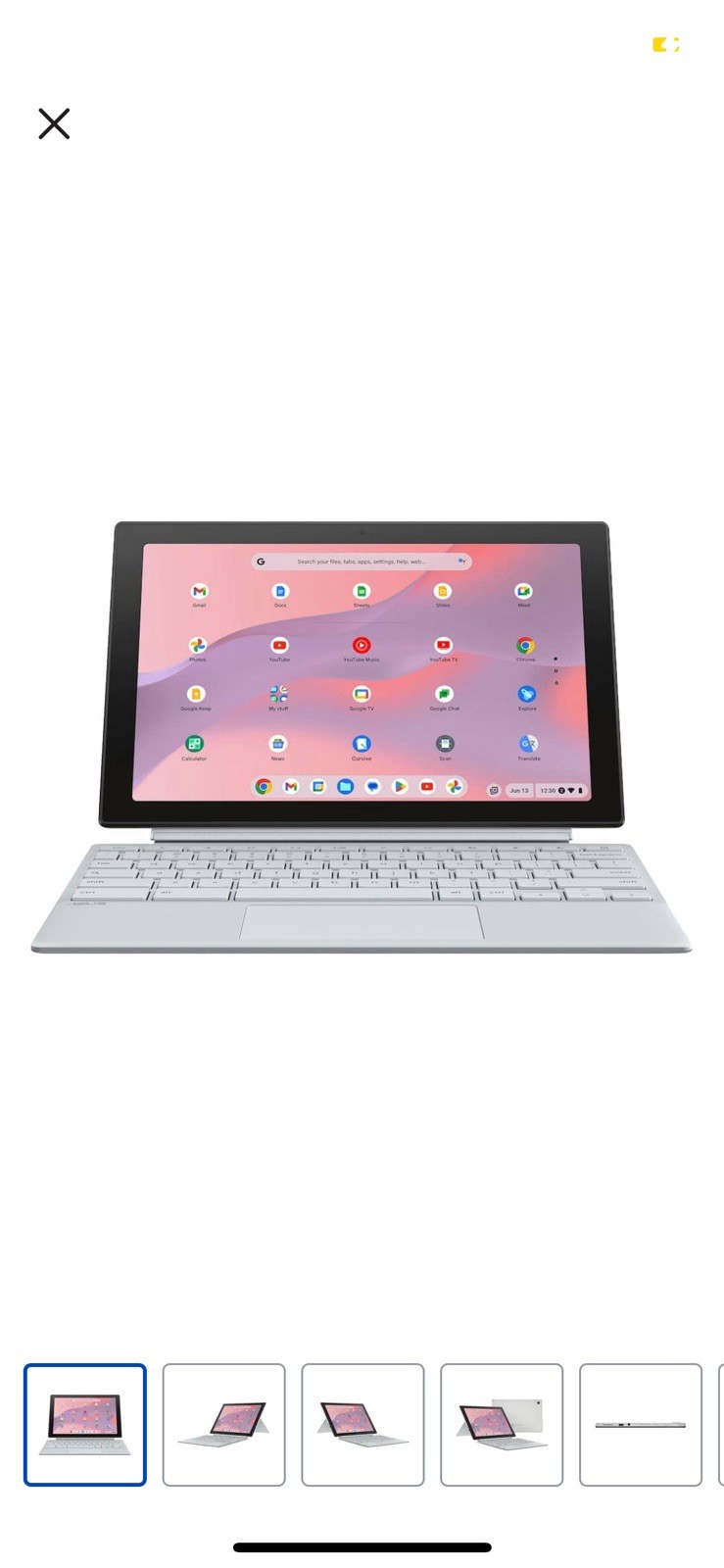 Asus Chromebook 10.5″ 8GB 128GB Flash Memory ChromeOS AR CM3001DM2AYZ88TS