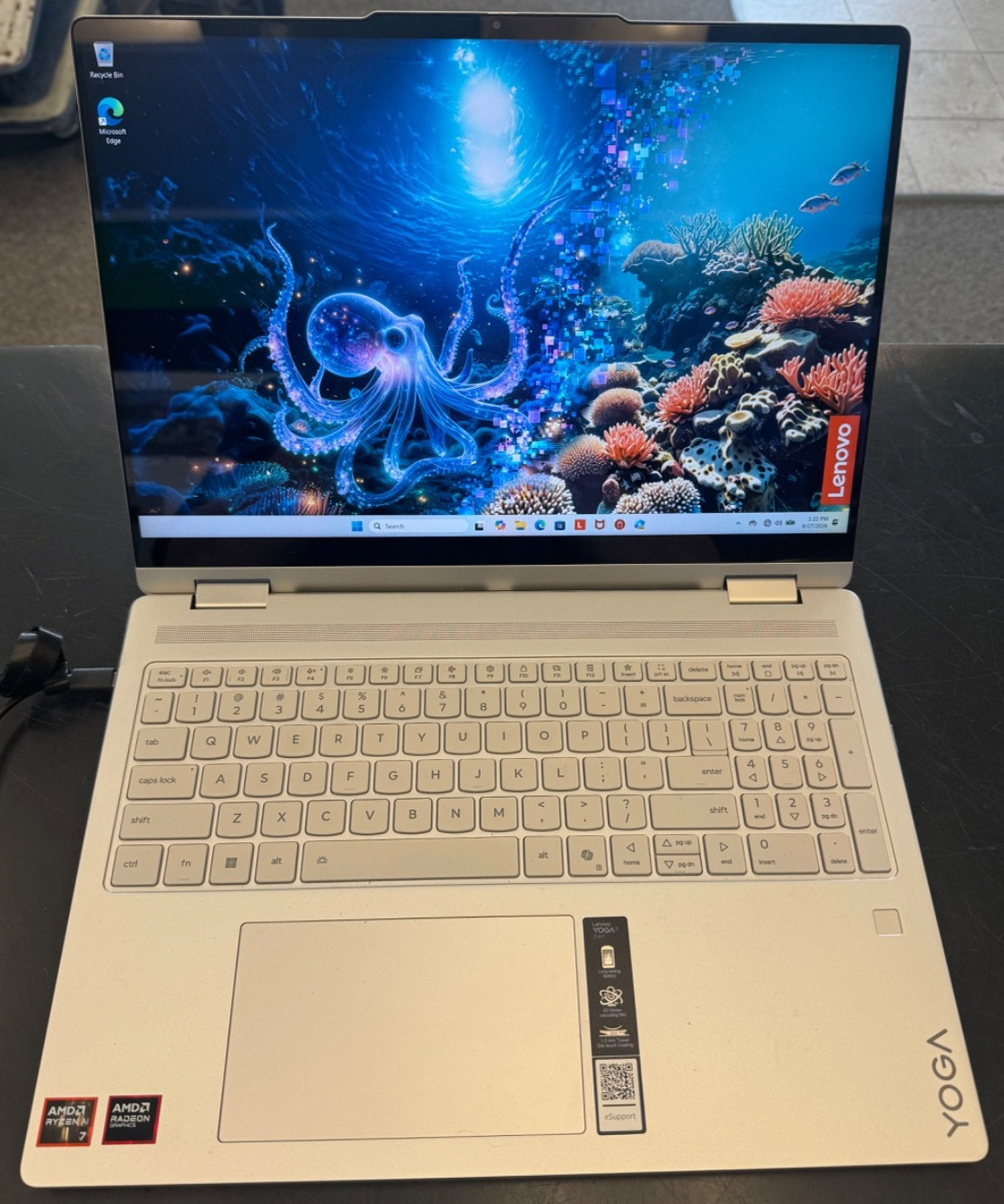 Lenovo Yoga 7 2-in-1 14AHP9 14″Touch Ryzen 7 860M 16GB 1TB SSD PERFECT BATTERY