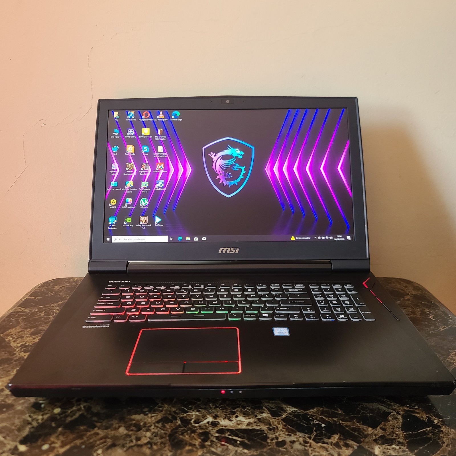 MSI GT73VR 7RE TITAN GAMING LAPTOP CORE i7-7820HK 32GB RAM GTX 1070 256-1TB