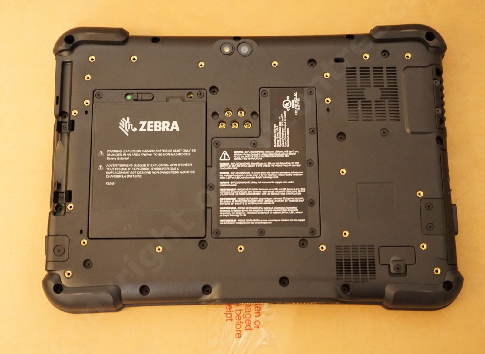 New OB Zebra Rugged LTE Tablet XSLATE L10 Android 128GB NFC RTL10B1-B4AS0P0000NA