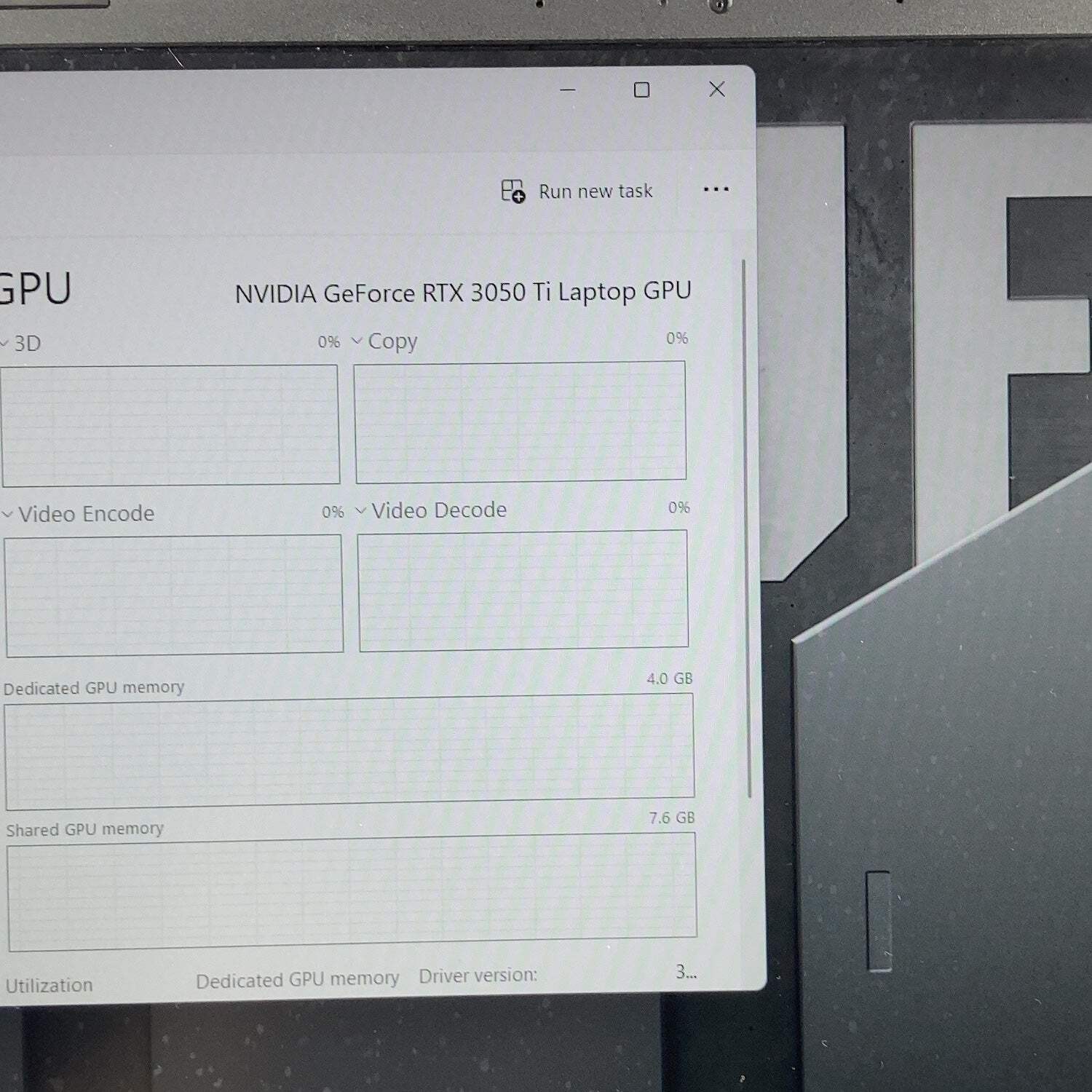 Asus TUF A15 FA507RE Ryzen 7 6800H 16GB RAM 512GB SSD GeForce RTX 3050 Ti
