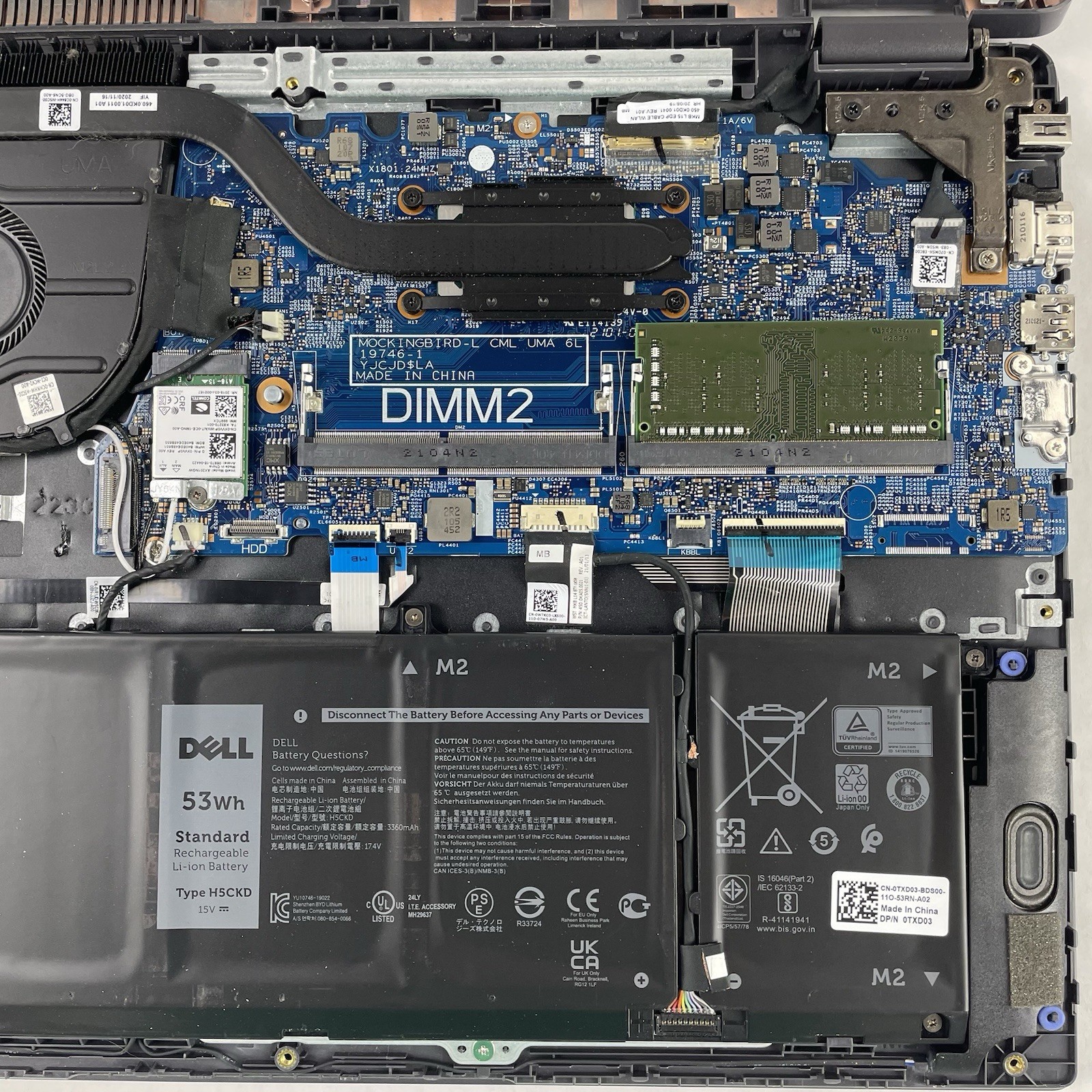 Dell Latitude 3510 15.6″ i7-10510U 1.80 GHz 8 GB RAM No SSD/OS/AC – Bad M.2