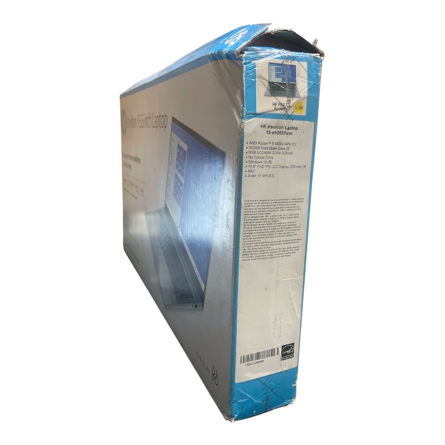 HP Pavillion 15 15-eh0050wm 15.6 inch (512 GB, AMD Ryzen 5, 2.3 GHz, 8 GB)…