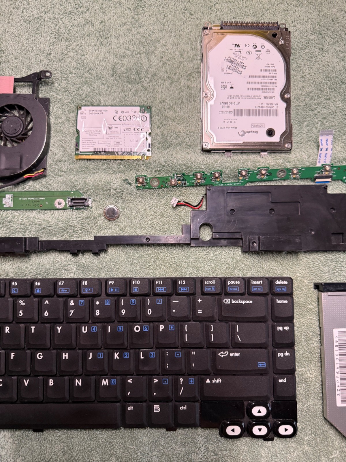 HP PAVILON ( MODEL: DV-1000 ) LAPTOP FOR PARTS