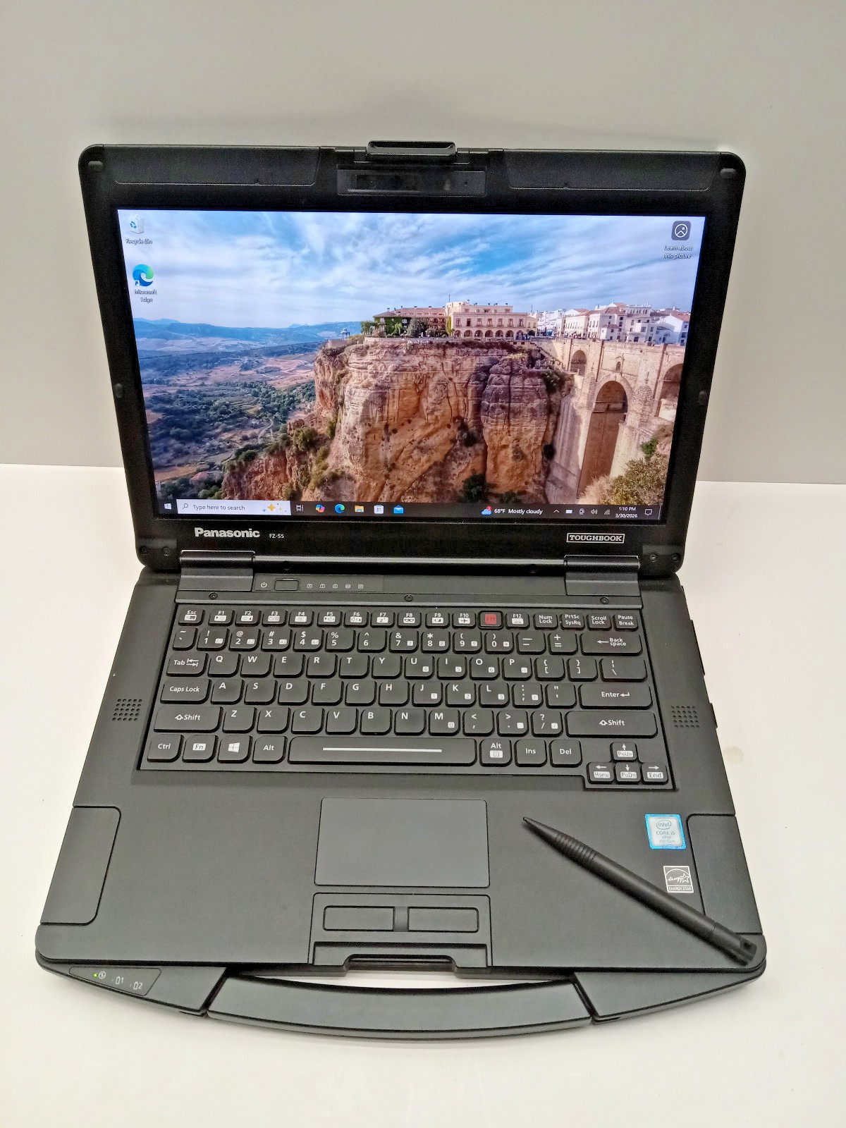 PANASONIC TOUGHBOOK FZ-55 TOUCH FZ-55 16GB-1TB SSD, WEBCAM 4G LTE WIN 10 1930HRS