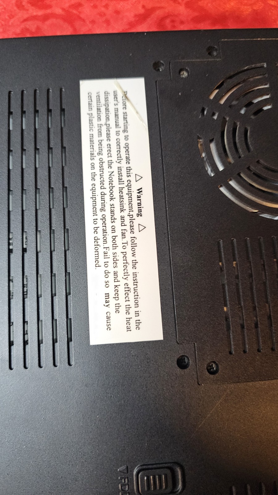 Sager Notebook Computer Model 6200AT W/ CASE & Charger Works