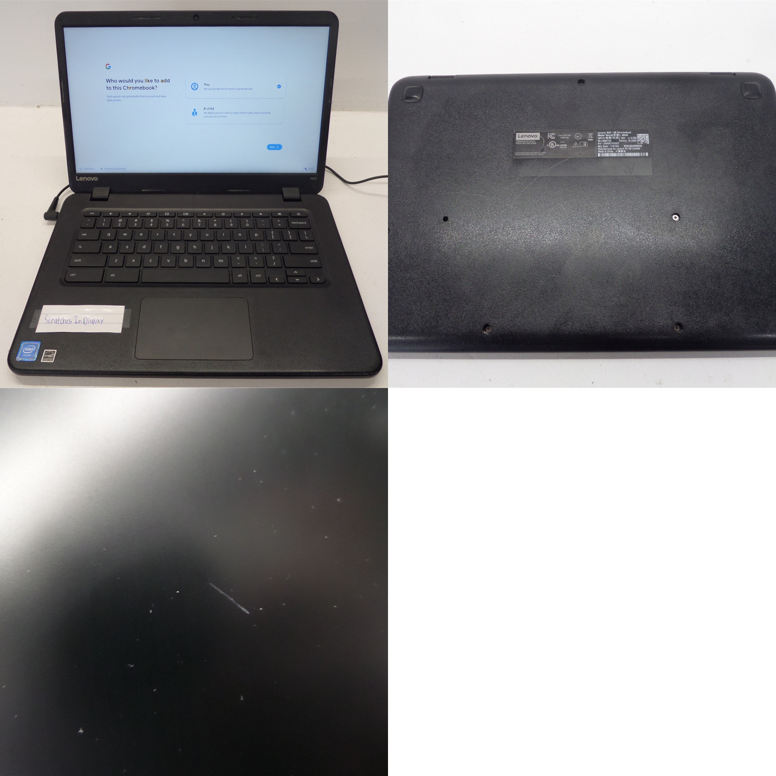 Lot Of 11 Lenovo N42-20 80US 14″ Chromebook 16GB SSD 80US0000US READ DESC.
