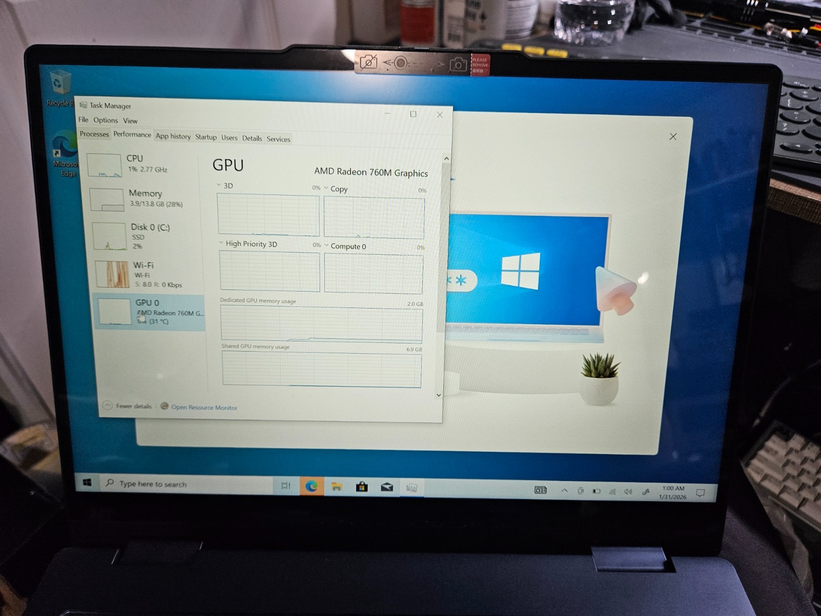 Lenovo Ideapad 5 2-In-1 14Ahp9 Laptop Ryzen 5 8645HS 16GB RAM 512GB SSD WIN10
