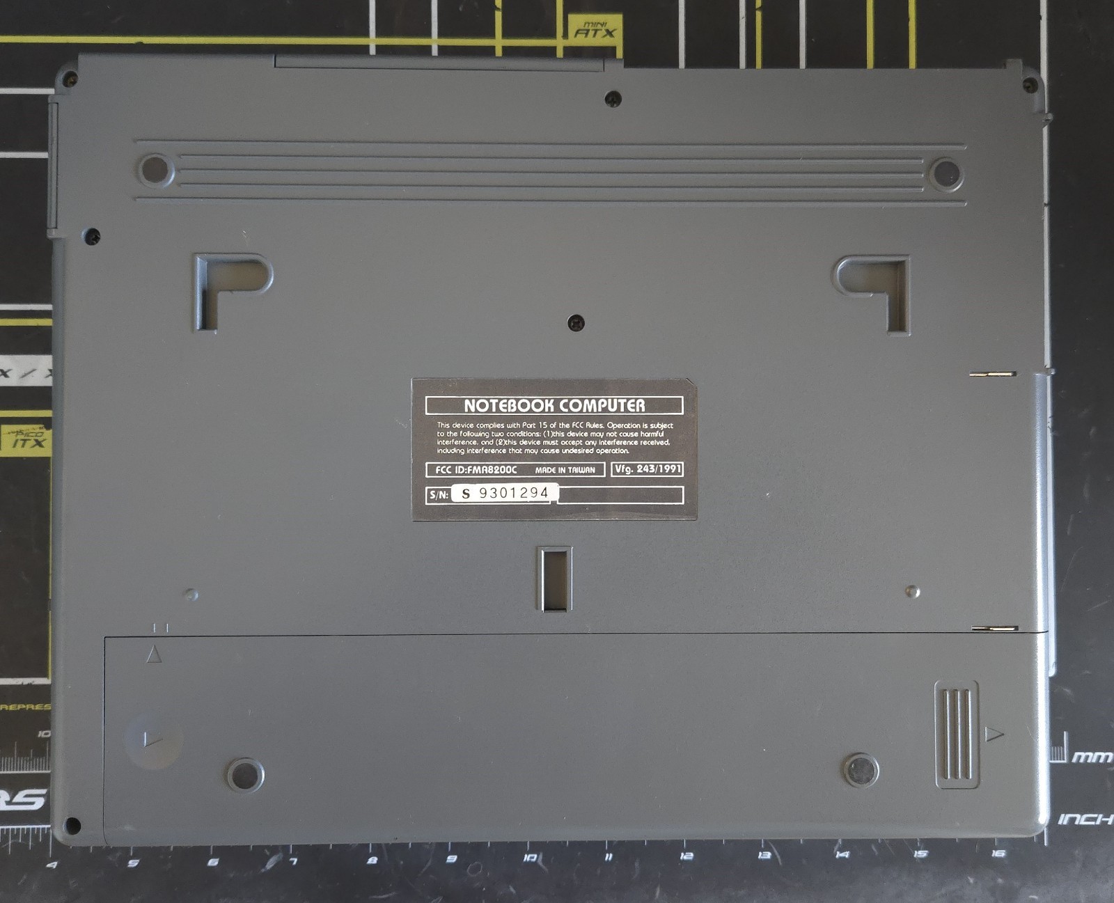 Vintage Nantan FMA8200C laptop for parts or repair