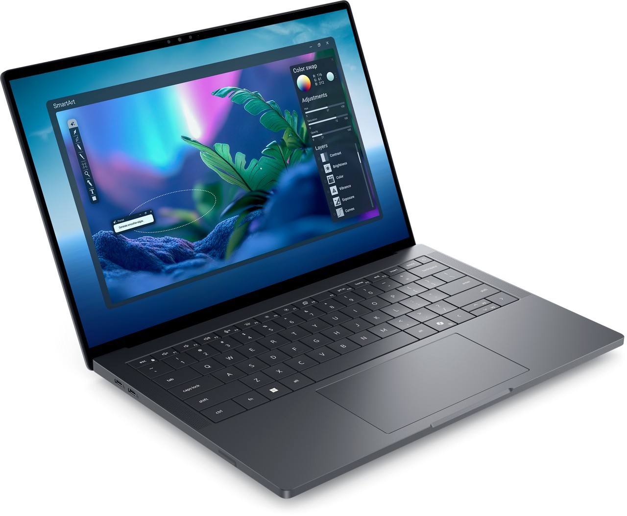 Dell 14″ Intel® Core™ Ultra 7 255H, 16 cores 512 GB SSD, TLC 32 GB LPDDR5X