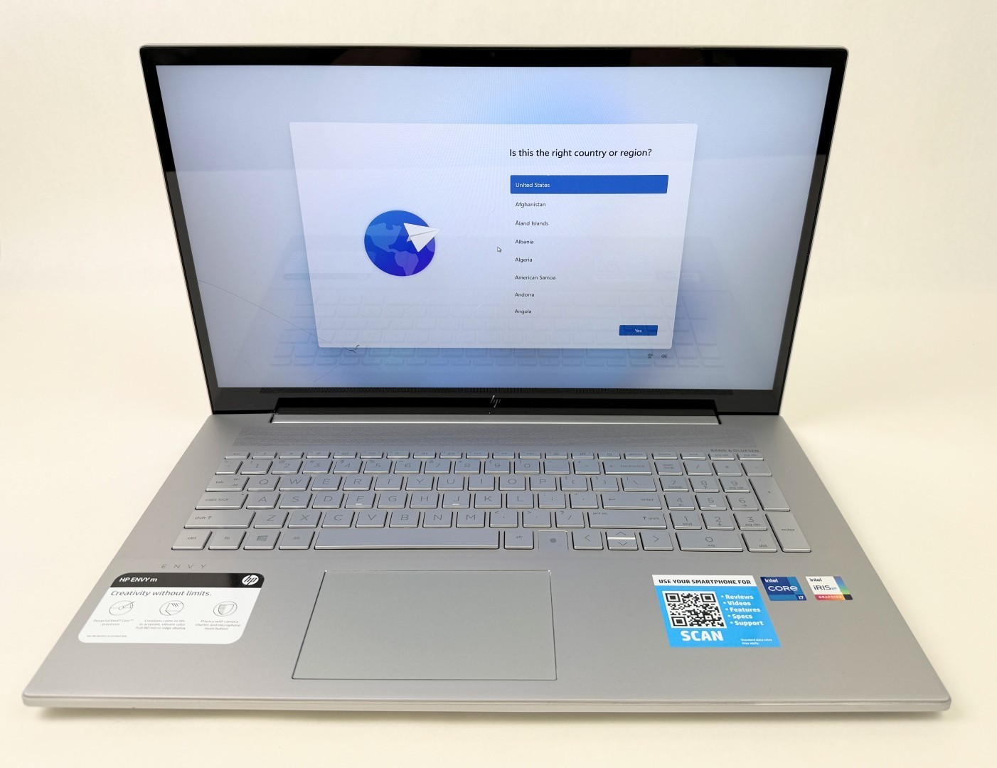 HP Envy 17m-cg1013dx 17.3″ FHD i7-1176G7 12GB 512GB SSD W11H – Read Issue