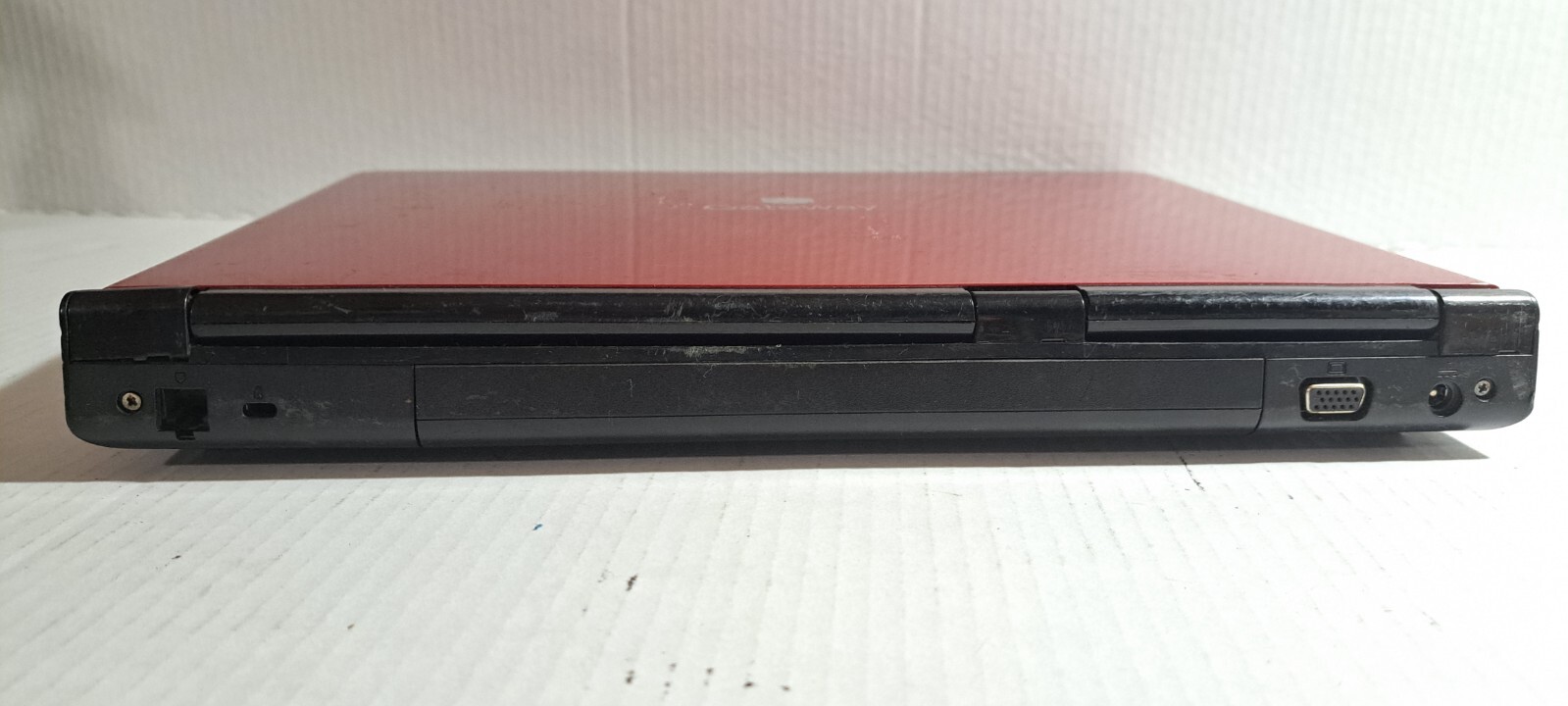 GATEWAY M-2626U LAPTOP PC PARTS OR REPAIR NO POWER NO HDD NO RAM RARE RED COVER!