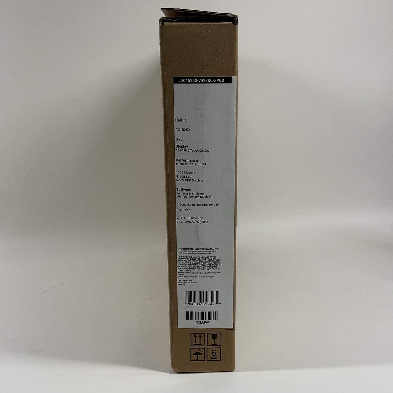 Dell 15 DC15250 15.6″ i7-1355U 1.7GHz 16GB RAM 512GB SSD