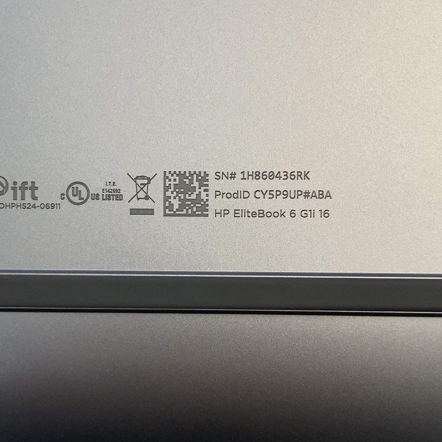 HP EliteBook 6 G1I 16 16″ Core Ultra 5 235U 2.0GHz 16GB RAM 256GB SSD