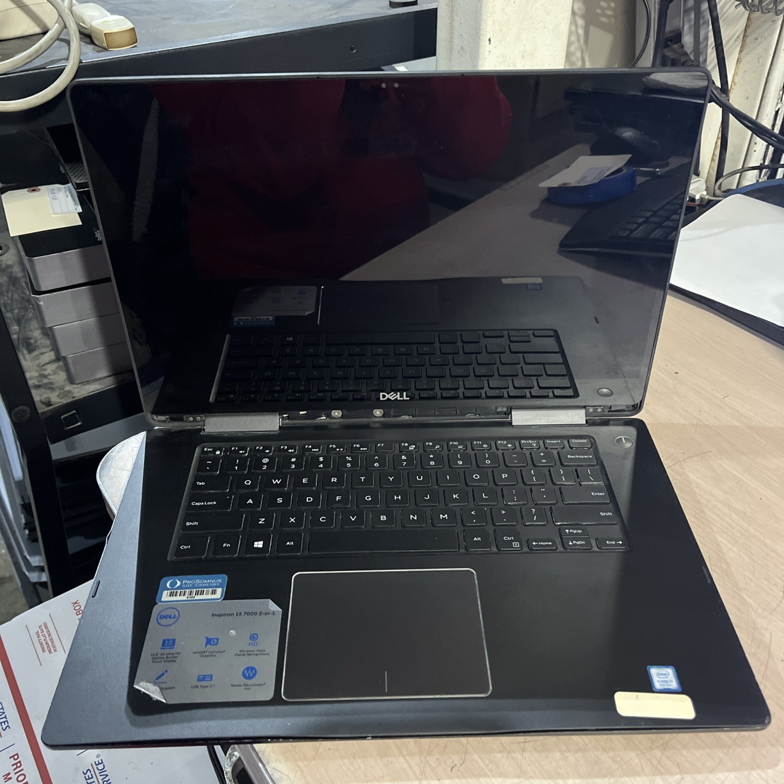DELL INSPIRON 7573 INTEL CORE I7-8550U 1.80GHZ 8GB RAM NO HD