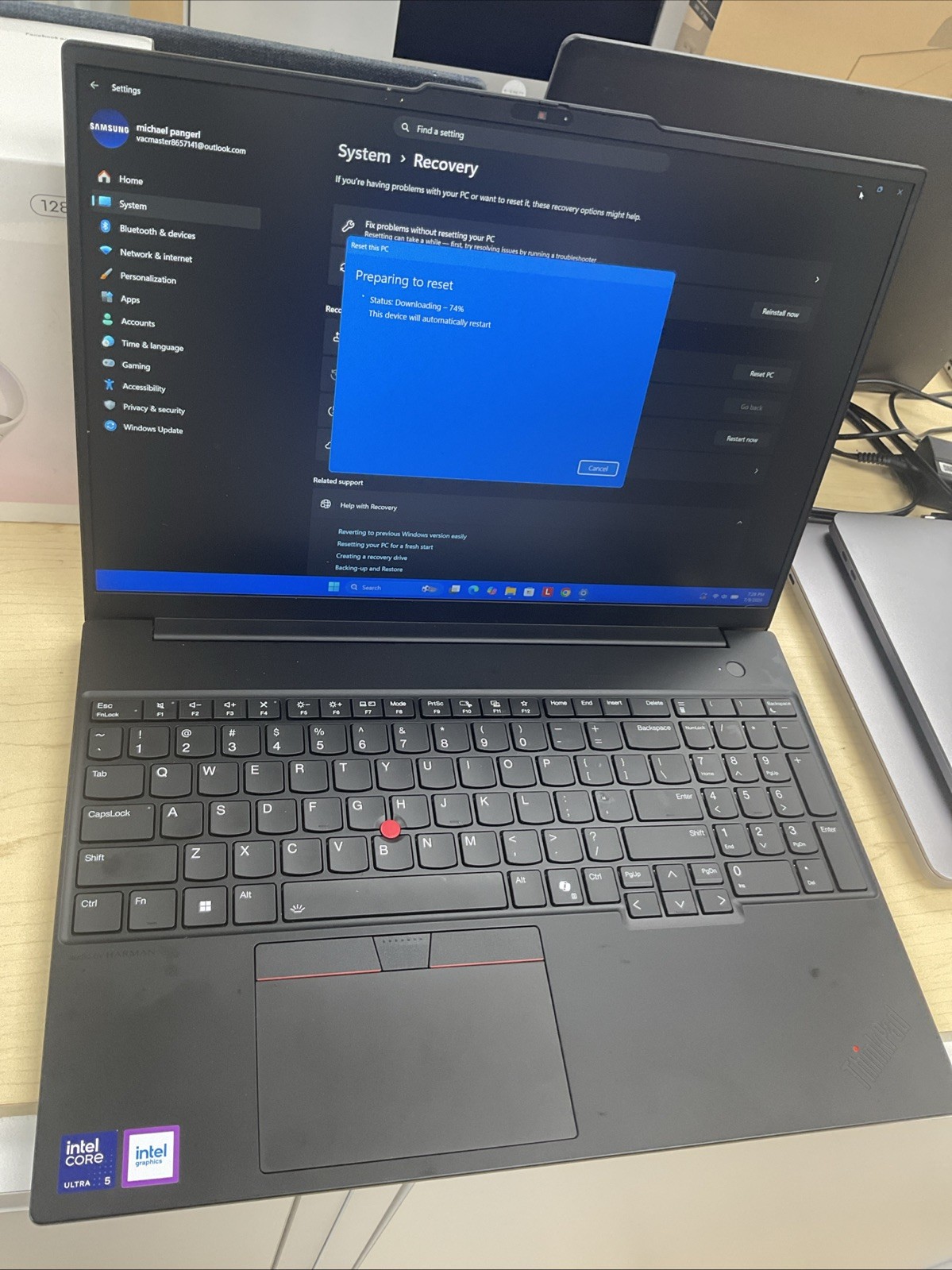 Lenovo E16 Gen 3 16” Ultra 5 16GB 256GB Good Condition