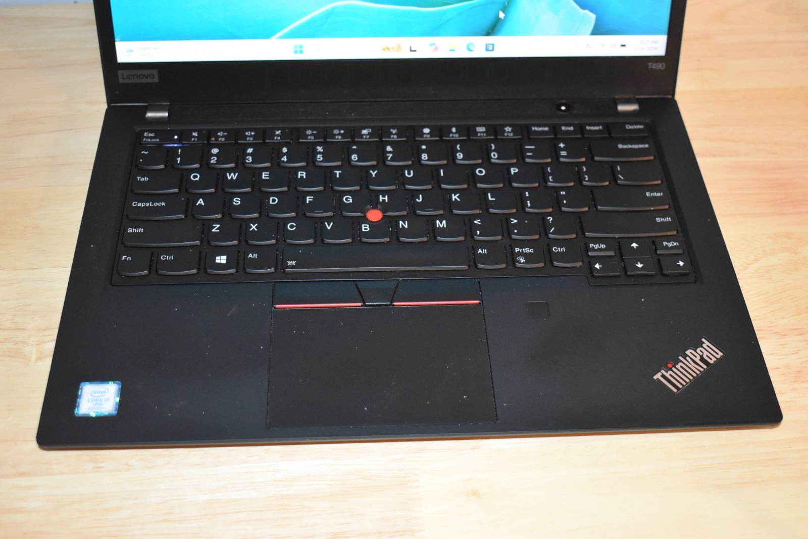 Lenovo Thinkpad T490 Quad Core i7-8565U 16GB RAM 512GB SSD 2560×1440 QHD Win 11
