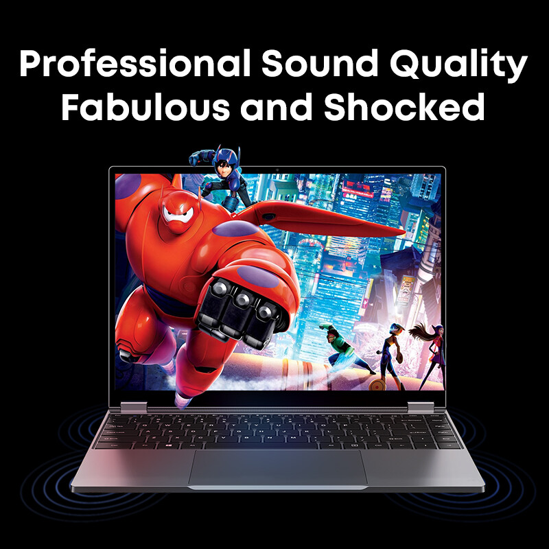 CHUWI 13.5” FreeBook 2-in-1 Windows 11 Laptop LPDDR5 12GB 512GB SSD Intel N100