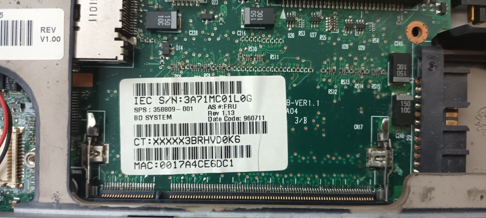 Compaq nc4010 Laptop 358809-001 12.1″ 512MB 60GB Wi-Fi Windows XP ATI Radeon