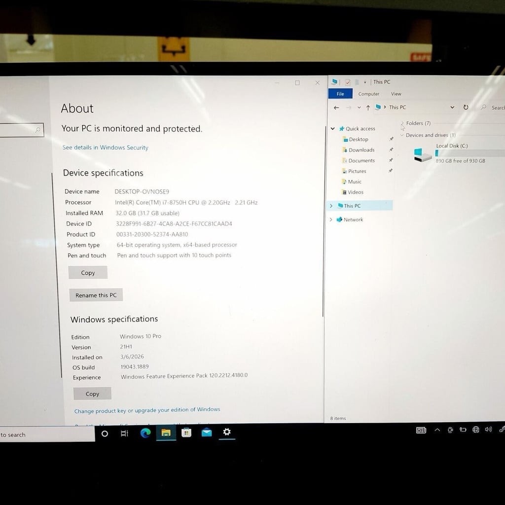 Dell Precision 5530 15.6″ Laptop with Intel Core i7-8750H, 32GB RAM, and 1TB SSD