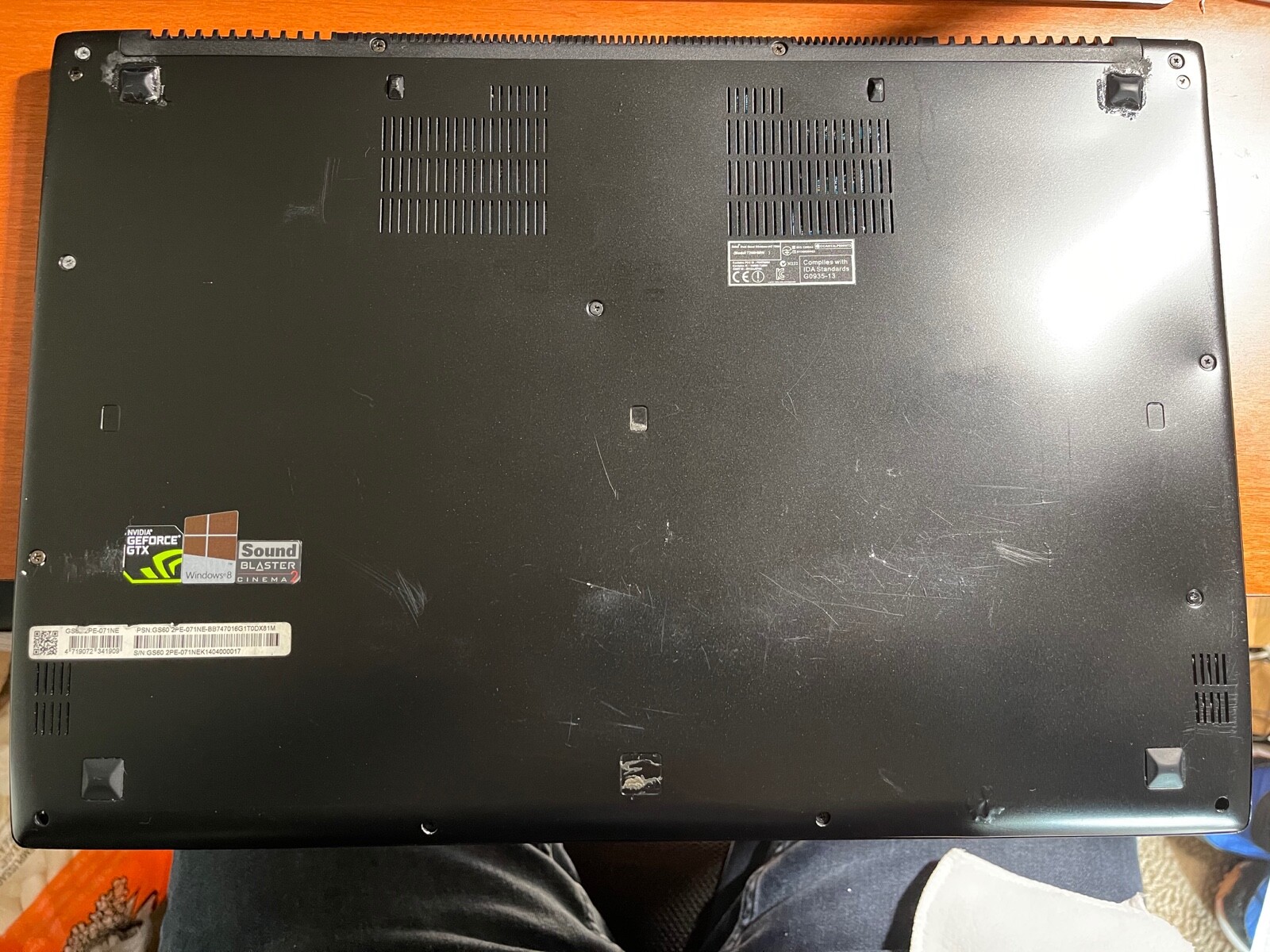 MSI G60 i7 (4th Gen) 4700HQ / 2.4 GHz CPU