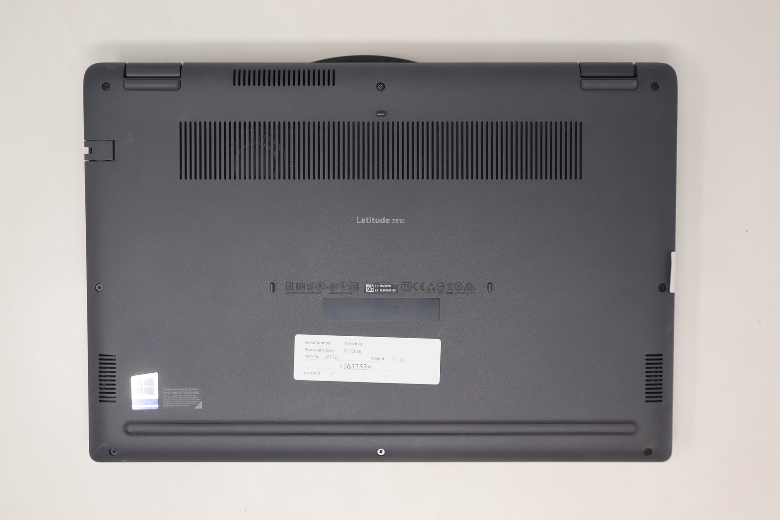 Dell Latitude 3510 Laptop Intel Core i5-10th Gen 8GB RAM 512GB NVMe Win 11 Pro