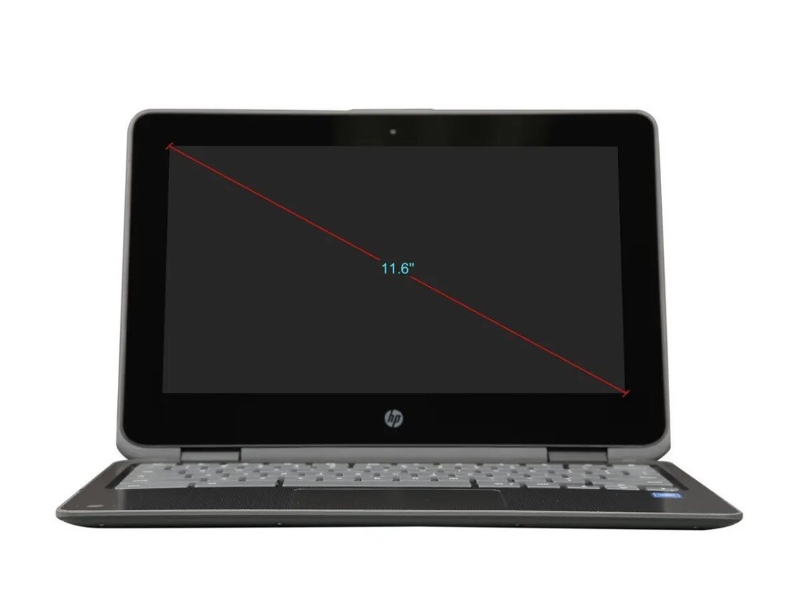 HP Chromebook X360 11 G1 EE N3350 1.1ghz 4GB 32GB 11.6″ Touch 2-in-1 Laptop READ