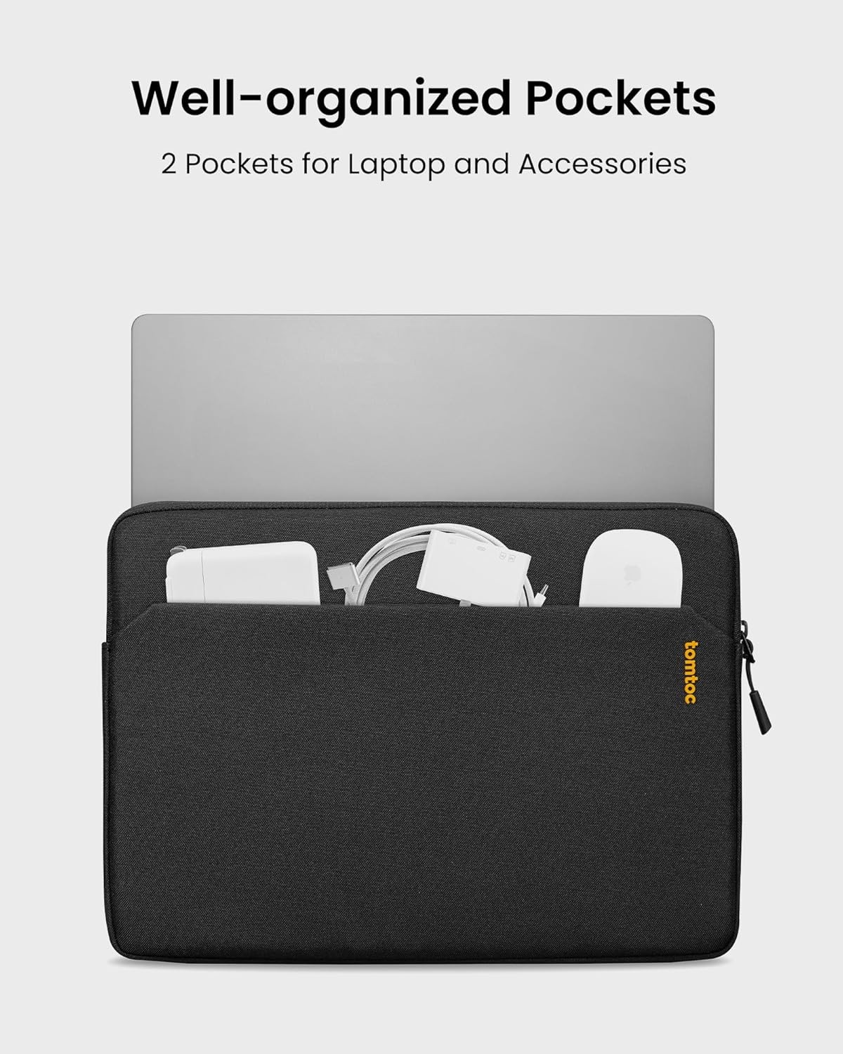 Slim Laptop Sleeve for 13.5-14.3 Lenovo, HP, ASUS, Dell, Acer Laptop Notebook, 1