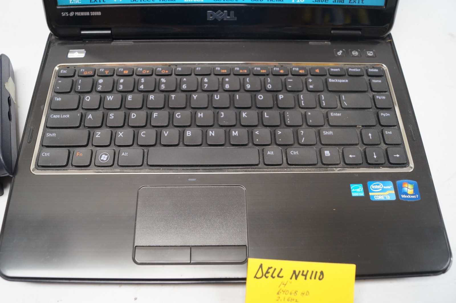 Dell Inspiron N4110 Laptop Intel i3 14″ 640GB HD 2.1GHz 6GB Mem WORKING PoR E113