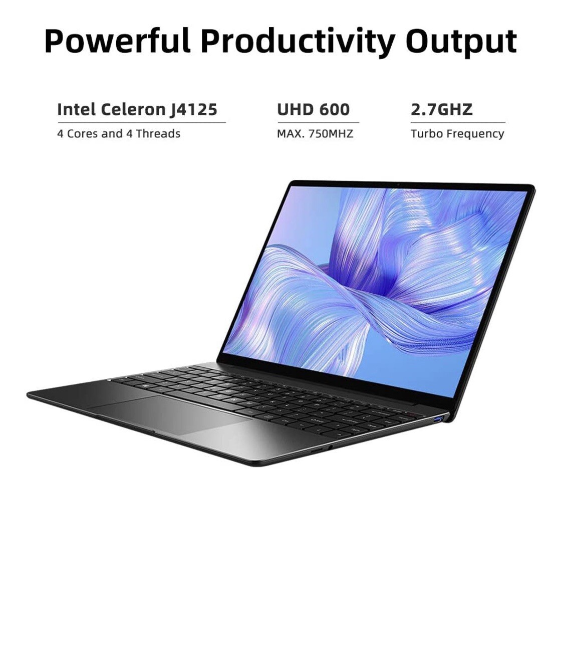 CHUWI GemiBook Pro 14” Laptop, 8gb RAM 256GB Backlit Keyboard, Full Metal