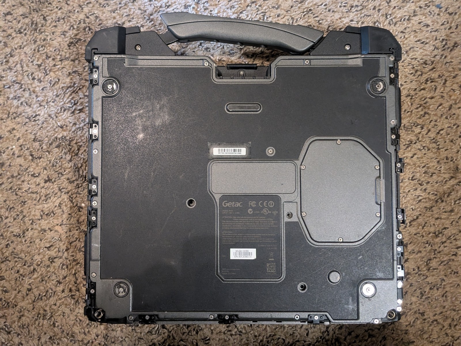 Getac B300 Rugged Laptop i5-4300M 2.6GHz 8GB RAM No HDD Boots to BIOS w/battery