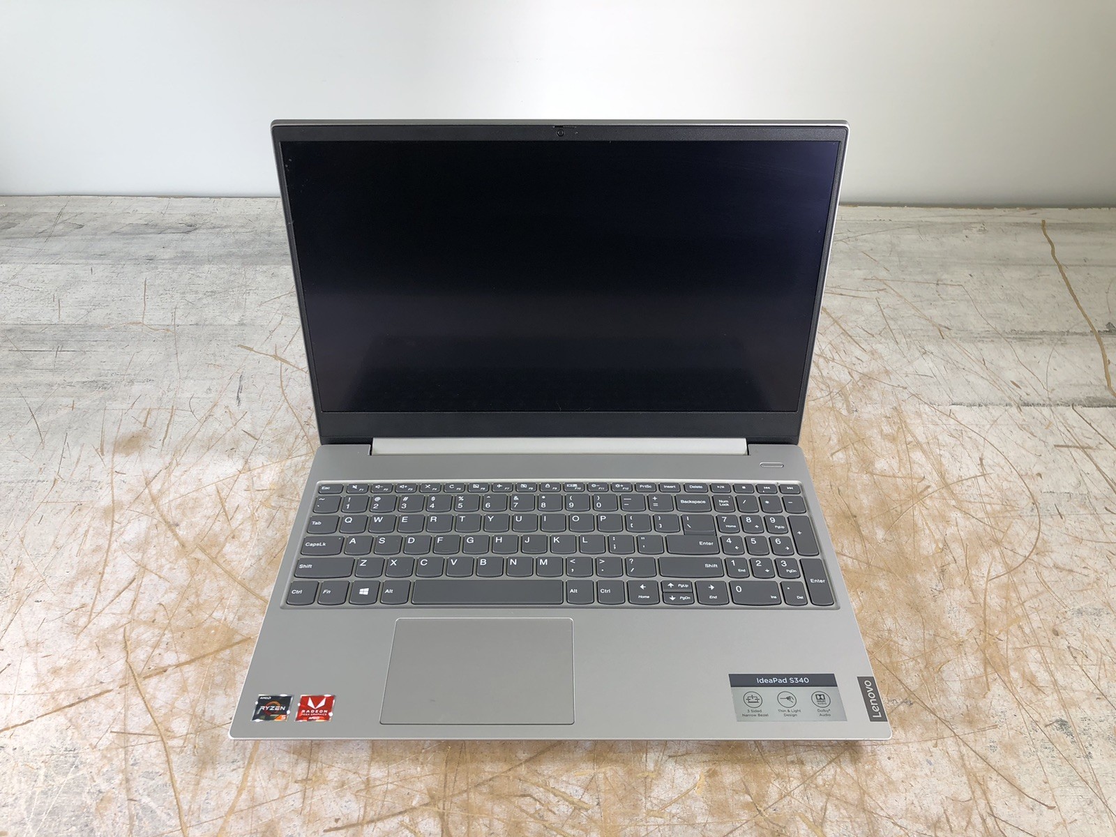 LENOVO IDEAPAD S340-15APITOUCH RYZEN 5 3500U @ 2.1GHz, 4GB RAM, NO HDD/OS