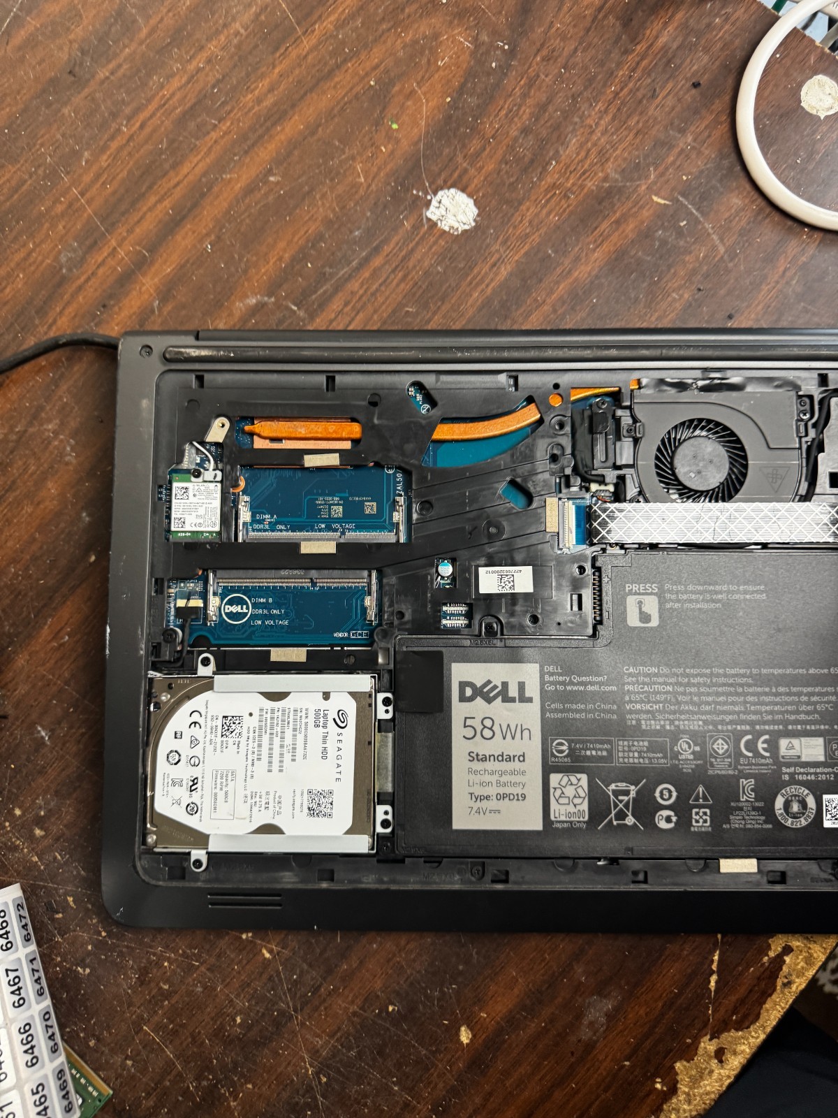 Dell Latitude 3550 Laptop For Parts/Repair # 6426